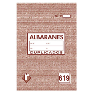 TALONARIO ALBARANES, PAQUETE 10 UDS