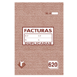 TALONARIO FACTURAS, PAQUETE 10 UDS