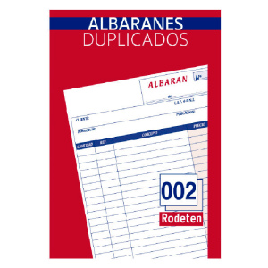 TALONARIO ALBARANES, PAQUETE 10 UDS